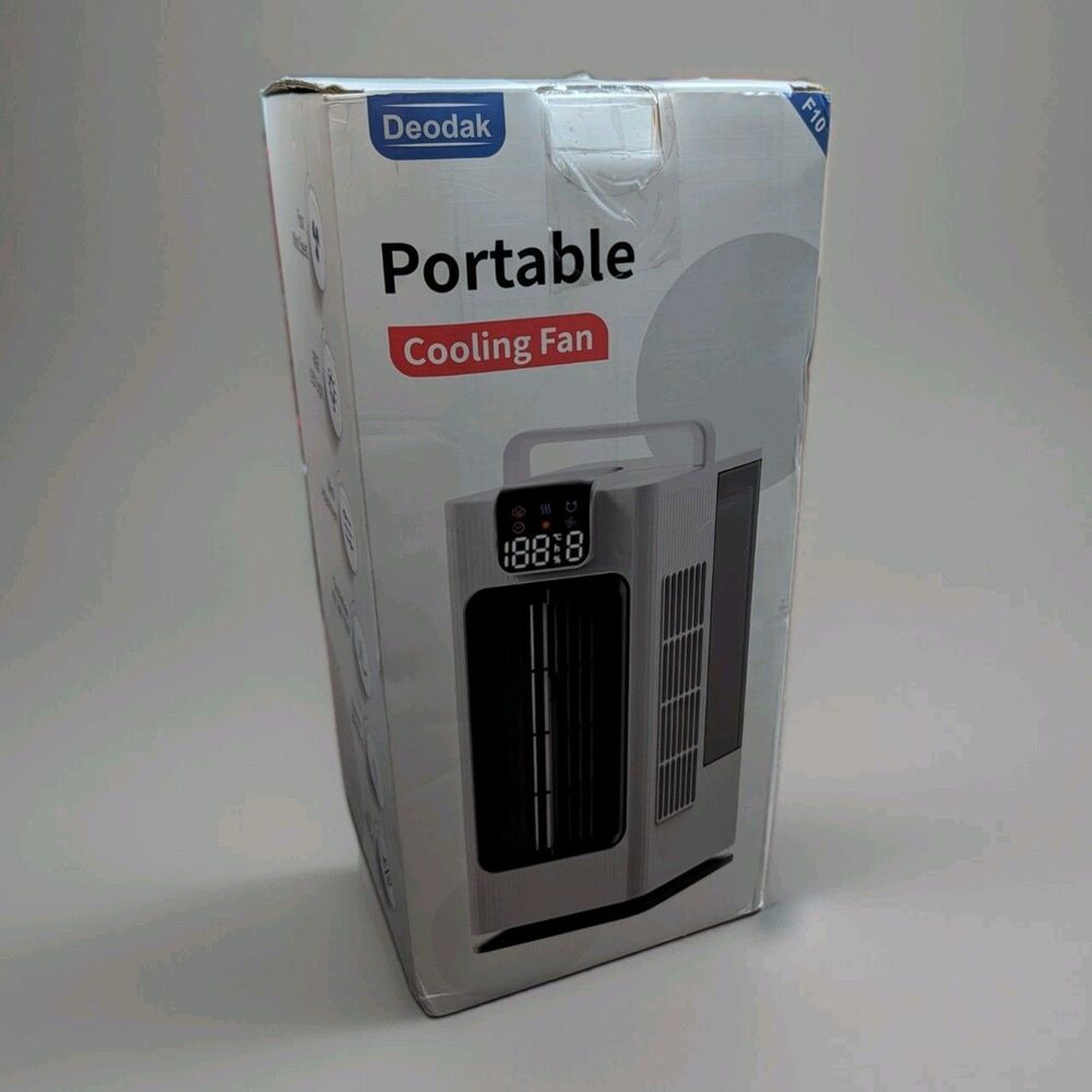 Deodak F10 Portable Air Conditioner Fan – Mini Evaporative Cooler Open Box